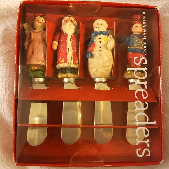 Christmas Holiday Speaders - mixed set of 4 - Picture 1 of 3